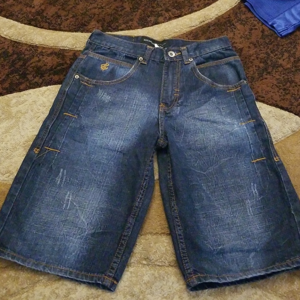 Rocawear shorts jeans kids size 12